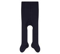 FALKE Unisex Baby Family B Ti Sustainable Cotton Plain 1 Pair Tights, Blue Dark Marine 6170, 6-12 months