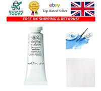 Opaque Matte White Gouache - 14ml Tube for Professional Artists & Designers