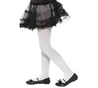 Opaque Tights White, Girls/Children's Tights, Age 6-12