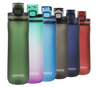 Opard Sports Water Bottle, 500ml / 600ml BPA Free Non-Toxic Tritan Plastic Drinking Bottle with Leak Proof Flip Top Lid for Gym, Outdoor, School, Work