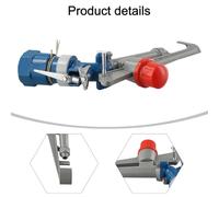 Opatiny 1 Inch High Pressure Irrigation Sprinkler for Large Area Garden Use, 35-40 m Coverage, Zinc Alloy Build