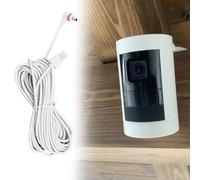 Opatiny 10m Weatherproof Power Cable and Adapter for Ring Spotlight Cam Plus/Pro, White