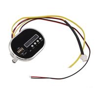 Opatiny 12V Children's Electric Car Music Player Board with USB Interface, MP3 Circuit Module Baby Ride On Car Accessories (No.1)(No.2 12V)