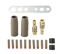 Opatiny 17PCS for mig Welding Consumables Kit 1.2mm for 15AK for torch