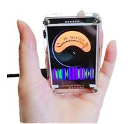 Opatiny 2.4 inch True Color VU Meter with USB Power and Multiple Display Modes for DIY Audio Projects