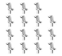 Opatiny 20 Pack Stainless Steel Shelf Support Pegs for Cabinet, Cupboard, and Unit Shelves with 5mm Hole Fit, Sturdy Small Bracket Studs for Kitchen Storage