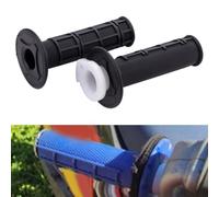 Opatiny 22mm Handlebar Grips Pair Lock-On Fit for kawasaki 22mm Handlebar(Black)
