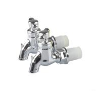 Opatiny 2PCS Beverage Dispenser Faucet for Beverage Service In Hospitality Catering and Residential Settings Zinc Plated ABS Construction Reliable Flow(silver)