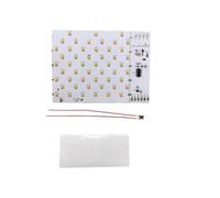 Opatiny 3.7V Solar Flame Light Circuit Board, 51-LED Simulation Candle Lamp with 3 Modes, Auto Night Activation, for Outdoor Decor, Parties, DIY Projects