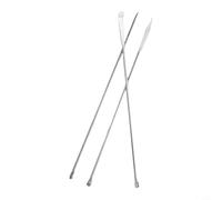 Opatiny 3 PCS Stainless Steel Lab Spatula Set with Scoop for Powder Sampling - Double Ended Mixing Tool for Chemistry Lab & Kitchen - 22cm Reusable Utensils