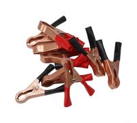 Opatiny 30A Crocodile Clips 70mm Copper Plated Heavy Duty(10PCS)