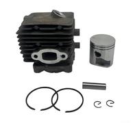 Opatiny 34mm Metal Cylinder Piston Assembly Kit, with Rings, for BG86 BG86C SH86C BR200 Blower Parts