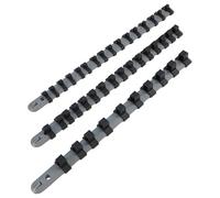 Opatiny 3pcs/set Plastic Socket Tray Rail Rack Storage Holder Organizer 1/4 3/8 1/2 inch