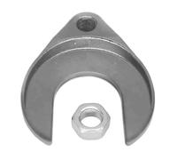 Opatiny 48mm CV Axle Removal Tool for Front Wheel Drive Vehicles, 2.5in Depth U-Shaped Puller with 5/8in x 18 Thread, Compatible with AISI 1045 Steel Construction