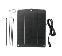 Opatiny 5V 6W Solar Charging Panel Silicon DC5521 Port 5V 6W Solar Charging | silicon cells, high conversion rate, compact 210x170mm size, lightweight design, easy install