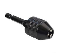 Opatiny 6.35mm Hex Shank Quick Change Keyless Drill Tool Nail Engraving Machine Aluminum Alloy(0.6-8.0mm)