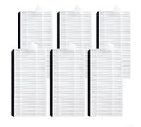 Opatiny 6-Pack Replacement Filters Compatible with ILIFE V3x Robot Vacuum and Mop, White Filter Paper