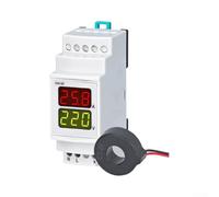 Opatiny AC Power Monitor Meter 60-Level Range White ABS