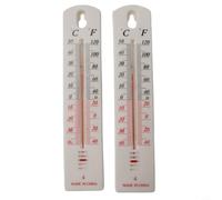 Opatiny Accurate Room Thermometer Indoor Outdoor Wall Thermometer Set Of 2 Or 10 For Home Office Garden Greenhouse With Kerosene Filled Glass Tube And Build(10PCS)
