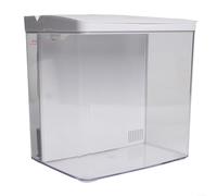 Opatiny Acrylic Desktop Aquarium for Betta, Goldfish and Shrimp with Adjustable LED, Filtration System The sturdy and scratch resistant design ensures its durability(black)
