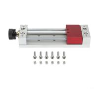Opatiny Aluminum Metal Mini Vise Double Guide Rod Stable Clamping | Aluminum alloy body, double guide rod system, ensures stable and precise clamping pressure