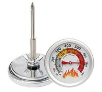 Opatiny BBQ Temperature Gauge Grill Thermometer 50-800°F Dual Scale Stainless Steel for Oven(White)