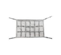 Opatiny Car Ceiling Cargo Net with 2 Pocket CrossStrap Reinforced Double-Layer Organizer