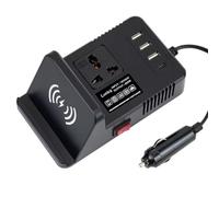 Opatiny Car inverter for mobile phone wireless charger for multi-functional power converter