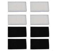 Opatiny Cecotec Conga 7490/8290 Immortal Replacement Filters, 10-Pack, Plastic & Filter Paper, White