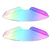 Opatiny Clear Acrylic Corner Floating Shelf Set of 2 - Space-Saving Wall Organizer for Bathroom, Kitchen, Living Room Keeping Plants, Cosmetics, Or Collectibles Neatly Displayed(colorful)