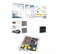 Opatiny DIY for arcade Console Kit 51 Microcontroller for Learning DIY(A) | Includes shell, 51 for mcu board, components, 6 classic games, adjustable brightness, sound control