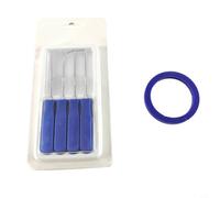 Opatiny E61 Group Head Silicone Sealing Ring 73mm x 58mm x 8.5mm for Coffee Machines Compatible with and Rocket, Blue, 2 Pieces(B)