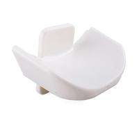Opatiny Equestrian Horse Jumping Cup Holder for Obstacle Poles, 8.5 x 13 cm, White Plastic Bracket Compatible with Standard Jump Stands, No Tools Required