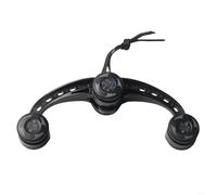 Opatiny Fishing Knot Tying, for GT Knot Maker for FG Knots, Portable Line Leader Assistant with Foldable Arms, ABS Fishing Gear Accessory, Black