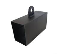 Opatiny for Heavy Duty Iron Block Grip Strength, Finger Exerciser Hang Weights Pull-ups Farmer Carries, for Compact Hand Gripper Home Gym 6x8cm Black(6 * 8cm)