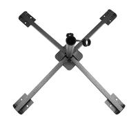 Opatiny for Heavy Duty Metal Umbrella Base with Foldable Design, Adjustable for Fit 32cm Pole, Portable Sunshade Stand Outdoor Garden Beach Camping Events, for Black