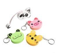 Opatiny for mini Portable Tape Measure 4-Pack Keychain for mini Portable