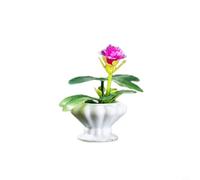 Opatiny for MINI Resin Plant Model for Garden Micro-Landscape Decor, Realistic Artificial Flower Ornament for Home Office Photography Prop, Solid Color 2.5x3.5cm(1)