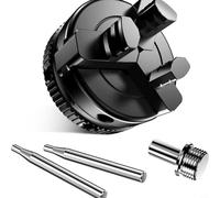 Opatiny for Mini Three-Jaw Lathe Chuck 2 Inch, Alloy Self-Centering Clamp 3-42mm, M18x1.5 for Spindle ArtyMaster WM101 Wood Turning Tools(B)