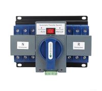 Opatiny Generator Changeover Switch AC110V 4P Auto Mode(3P 63A)