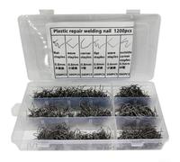 Opatiny Hot Staples for Plastic for Welder 1800pcs Assorted Kit Hot Staples(1200pcs)