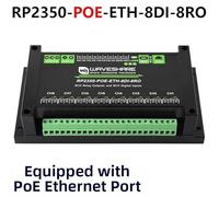 Opatiny Industrial 8-Channel RP2350 Relay Module with Dual-Core Microcontroller, 150MHz ARM Cortex-M33 RISC-V, 520KB SRAM 16MB Flash, RS485 Ethernet, for Industrial Automation