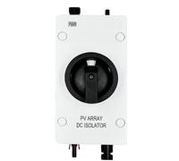 Opatiny IP66 Waterproof 32A 1000V DC Isolator Switch for Solar PV Systems, 2P/4P Pole, Tinned Copper Contacts, PC Housing, Fast-Acting Energy Storage Spring, Wall Mountable