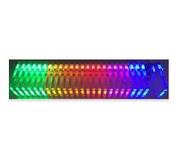 Opatiny KS25 Music Spectrum VU Tower Kit for LED Audio Visualizer with 8 Display Modes and 6-Level Gain, 16-Segment Crystal Cube Sound Level Meter