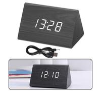 Opatiny LED Alarm Clock Digital Desk Clocks Convenient Easy To Read Lightweight Vibrant Display For Early Mornings