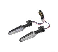 Opatiny LED Sequential Turn Signal Lights Pair Flowing Amber | ABS PC PA housing, for impact resistant shell, black finish, withstands harsh riding conditions