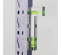 Opatiny Mini Bubble Level with Triple Bubble for Horizontal Vertical 45° Measurement,Transparent Acrylic Tool with Metric Graduation Green Tube,95mm/102mm/120mm for DIY RV Furniture Installatio