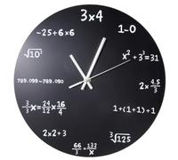 Opatiny Modern Equation Wall Clock: Unique Math Design for Teachers & Math Lovers!