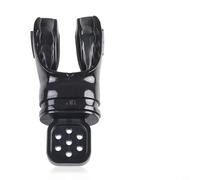 Opatiny Moldable Scuba Diving Mouthpiece Silicone Regulator Bite Piece Custom Fit Anti-Aging Snorkel Gear Accessory White(Black)