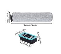 Opatiny Mop Cloths Kit Compatible with Laresar Mars 01 and Lubluelu Robot Vacuum Cleaner, Microfiber Replacement Pads for Effective Floor Cleaning, Durable Material, Easy Installat